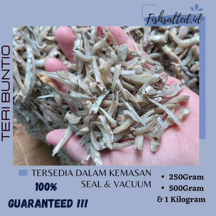 

Ikan asin Teri buntio 1KG