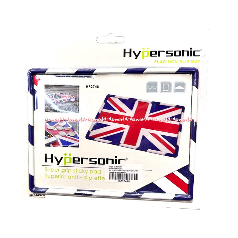 Hypersonic Flag Non Slip And Mat Alas Dashboard Mobil Motif Bendera Inggris England Anti Slip Bisa Untuk Koin Kunci Hyper Sonik