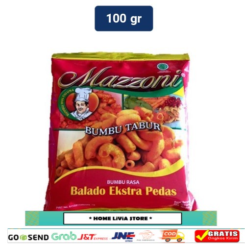 

Mazzoni Bumbu Tabur Balado Ekstra Pedas 100 gr