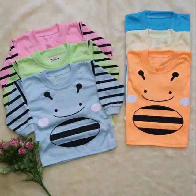 [Khusus Grosir Min 6pcs] Setelan Piyama Anak Size 0-1tahun / Piyama Bayi / Pakaian Bayi / Baju Tidur