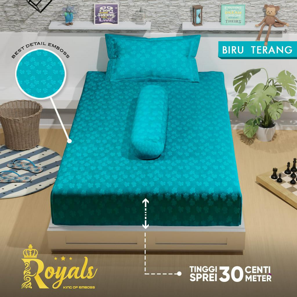 Sprei Royals Monalisa Ukuran 120x200 Tinggi 30cm Aneka Warna Seprai Kasur Single Bed Berkualitas Harga Murah