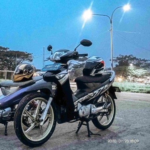 STRIPING VARIASI SUPRA X 125 TAHUN 2005-2013 MOTIF THAILAND WAVE V2