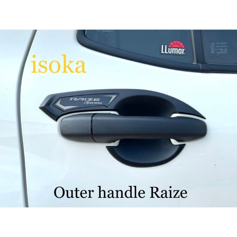 cover outer Toyota Raize 2021 hitam