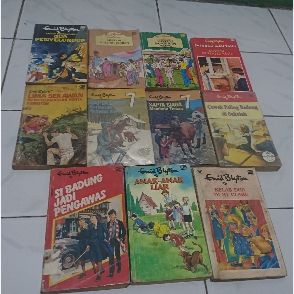 Novel Enid Blyton - paket