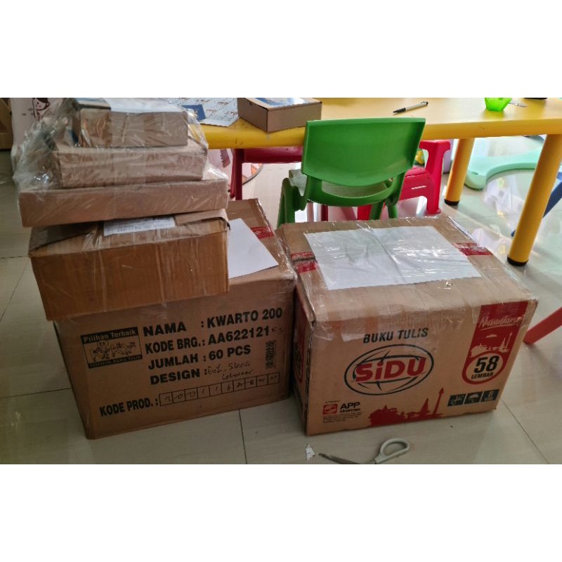 

extra kardus packing & extra bubble wrap