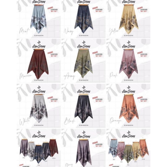 Journey scarves Lisa series Jp lisa