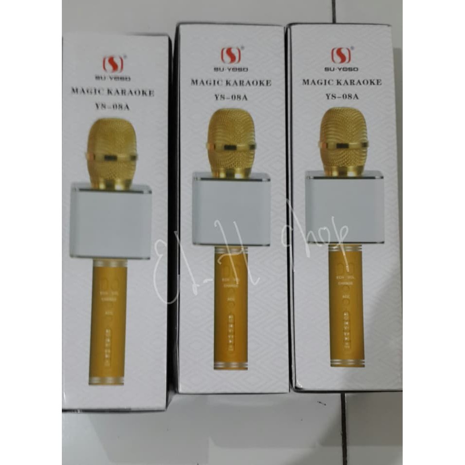 Mic bluetooth YS 08 A original mic karaoke ys08 mic ktv magic karaoke