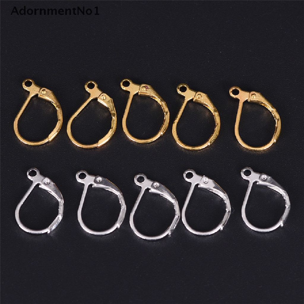 (AdornmentNo1) 50 / 100PCS / Set Kait Lobster Gaya Perancis Untuk Membuat Perhiasan Anting DIY