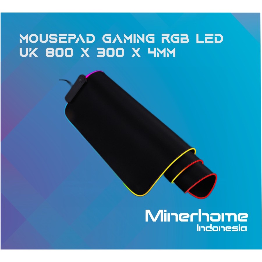 Mousepad Gaming RGB XXL 800 x 300mm x 4mm High Quality