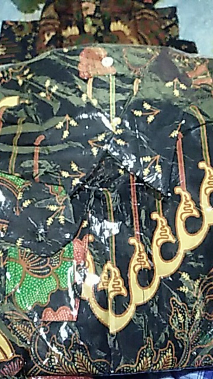 Batik Couple Keluarga Sania Ruffle Ori Ndoro Jowi Dnt Motif Kupu Kuning