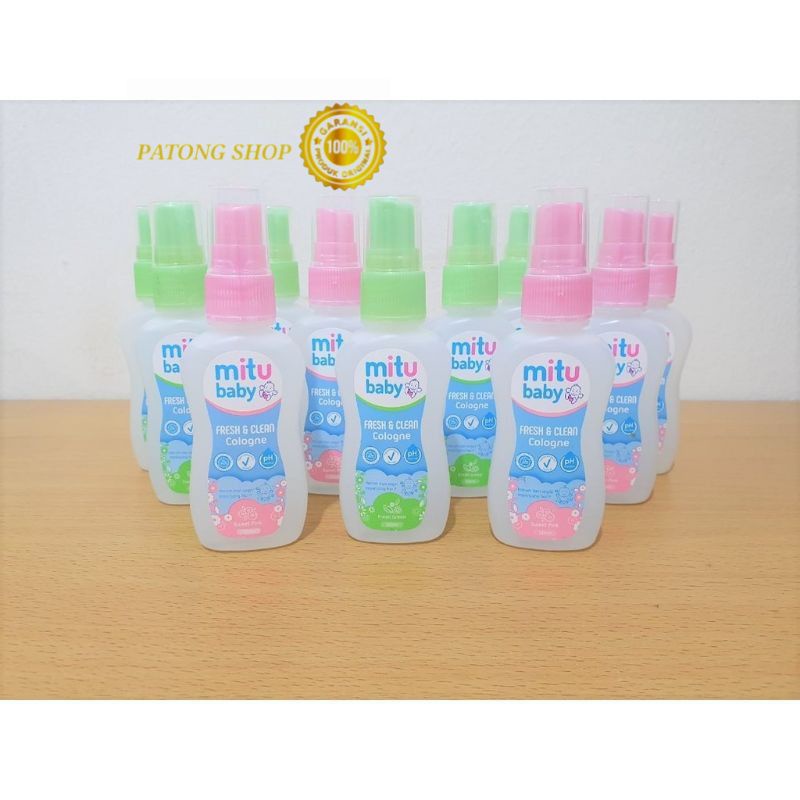 MITU BABY COLOGNE PINK/GREEN SPRAY 100ML &amp; 50ML