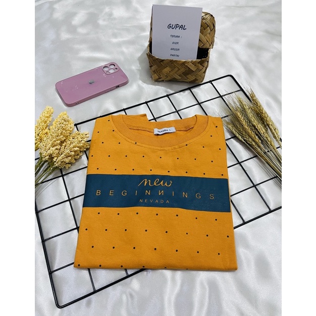 Sweater Cewe NEVADA Polkadot // Sweater Wanita Murah-Polka KuBus