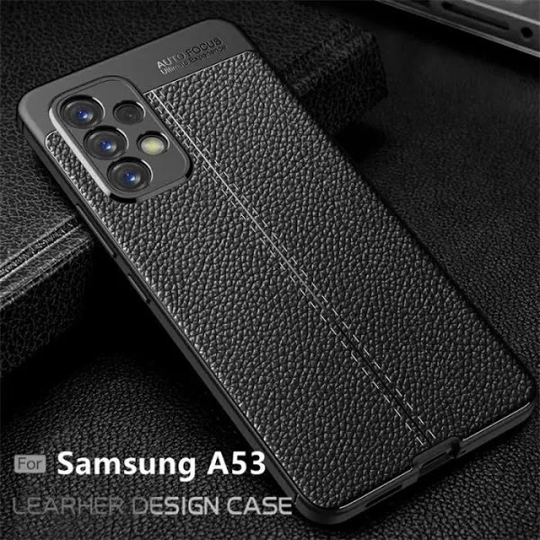 AutoFokus Samsung A33 5G / A53 5G / A01 Core A013F Leather Soft Case AUTOFOCUS Motif Kulit Jeruk