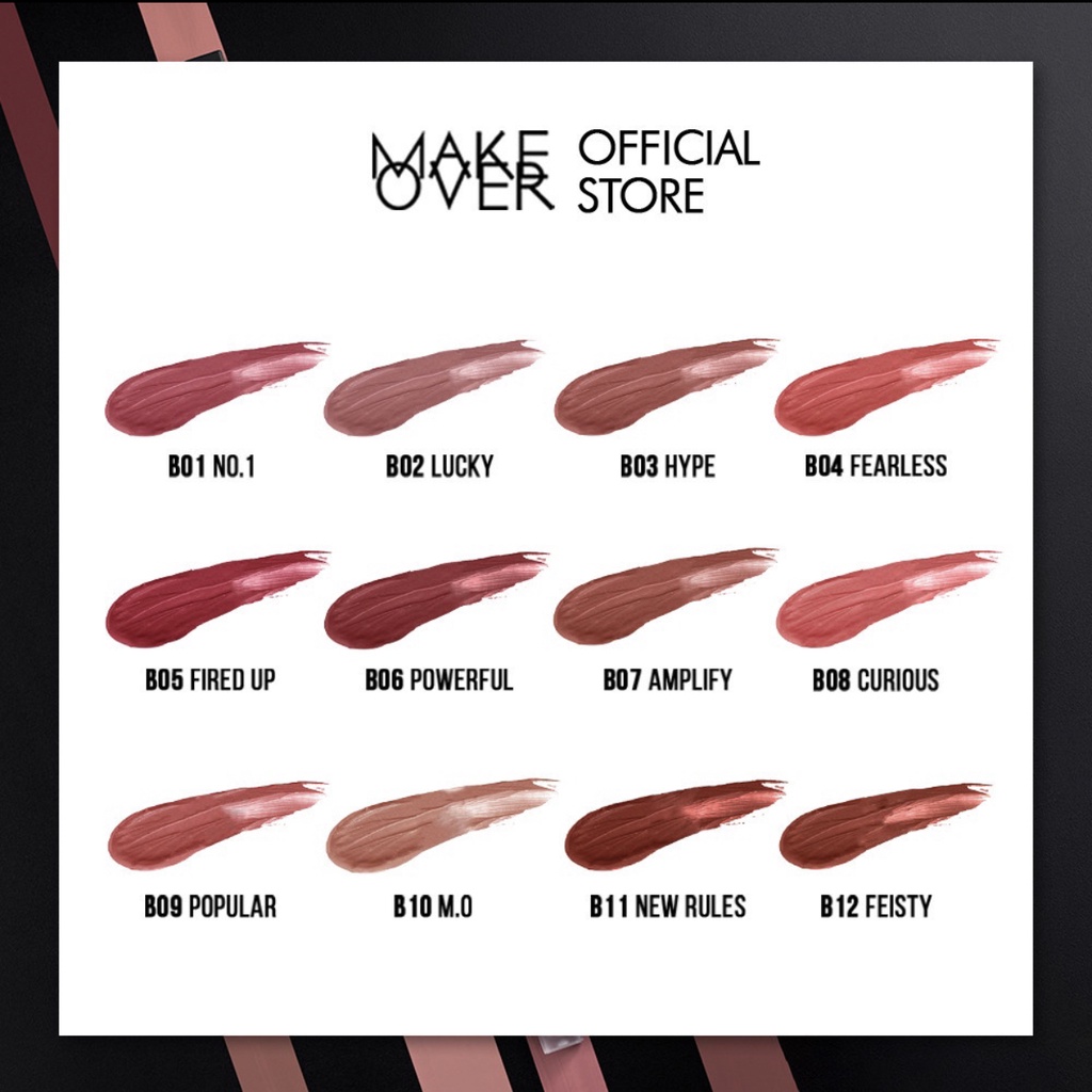 MAKE OVER Powerstay Transferproof Matte Lip Cream 7gr Makeover