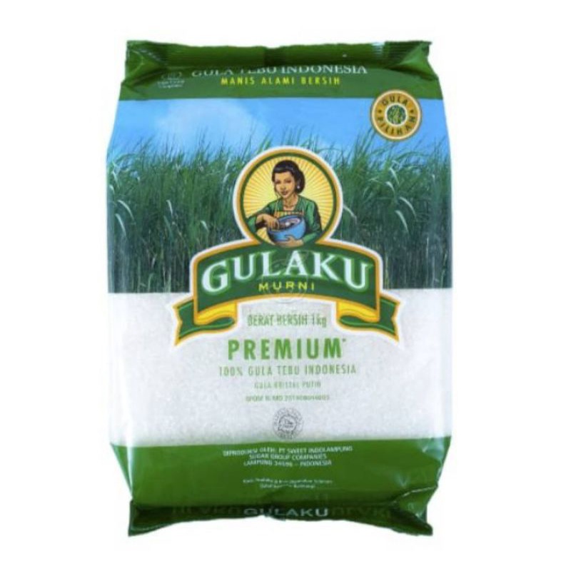 

GULAKU GULA TEBU PREMIUM HIJAU size 1kg