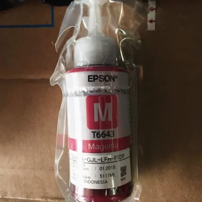 Tinta Epson 664 Magenta tanpa kemasan kotak