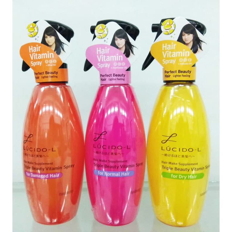 ✿ MADAME ✿ LUCIDO -L HAIR VITAMIN SPRAY TRIPLE BEAUTY SPRAY VIT RAMBUT LUCIDO L BPOM