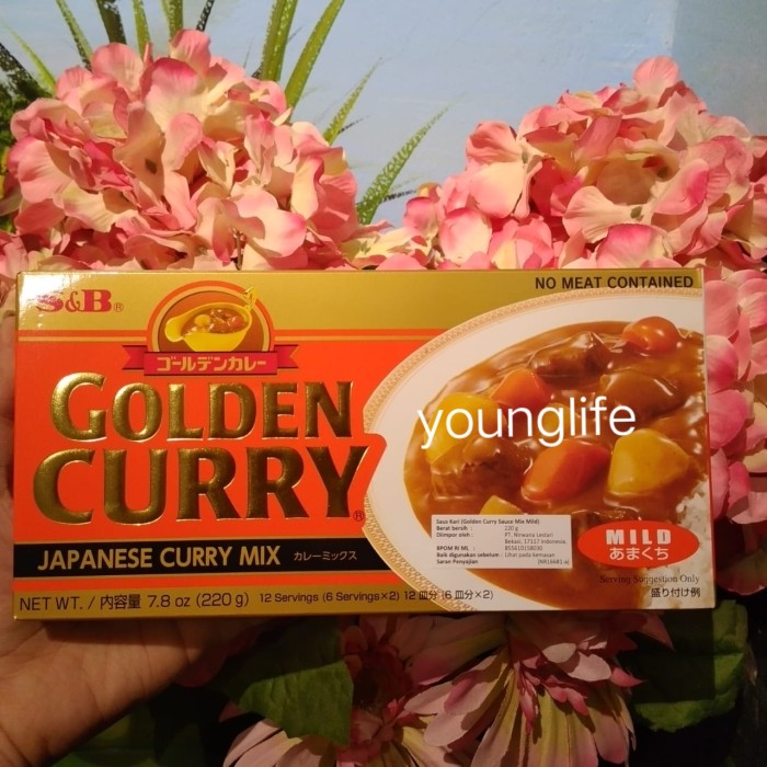 

Ready- Golden Curry Sauce S&B / Bumbu Kari Jepang Golden Curry S&B 220Gr - Hot