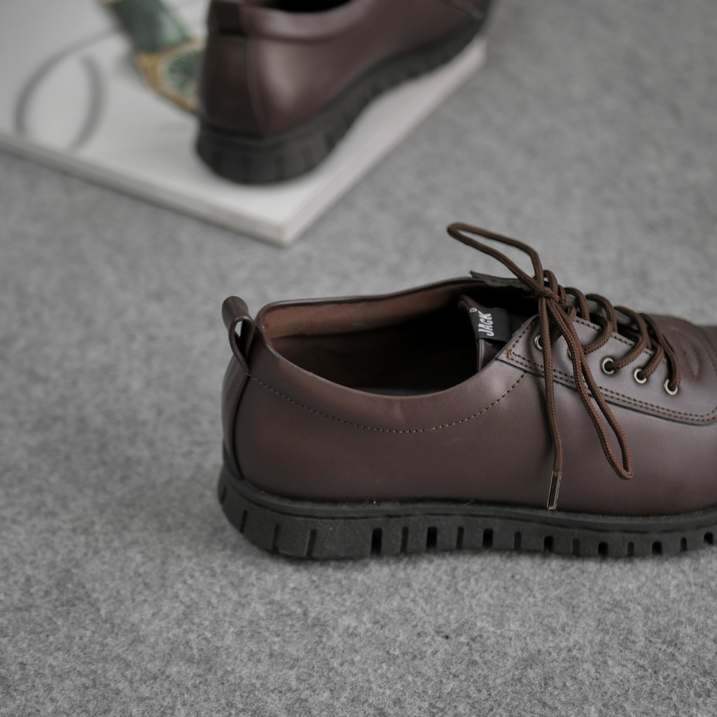 Brave Brown | Sepatu Pantofel Klasik Casual Pria Cowok Men Ori Lokal Original Footwear | FORIND Jack