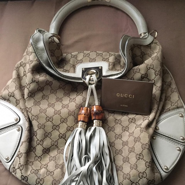 Preloved authentic Gucci Indy Bamboo (limited)