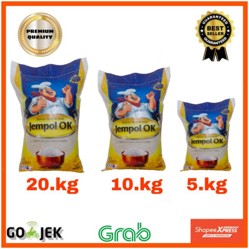 Beras Cap JEMPOL 5, 10, dan 20 Kg