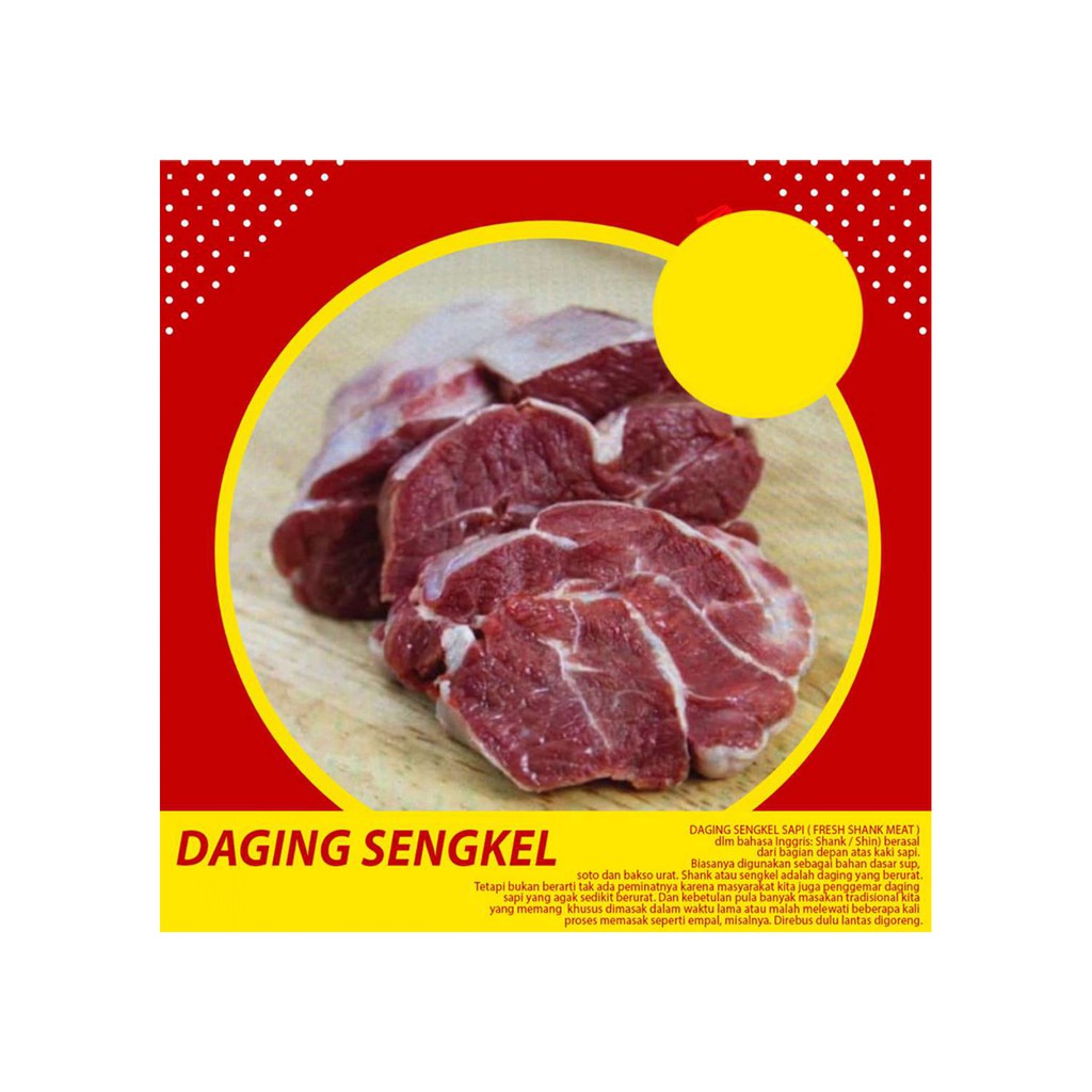 

DAGING SENGKEL - 1000 GRAM