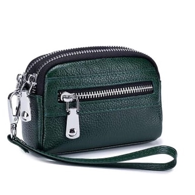 BTSO -  (( BAYAR Di TEMPAT )) NEW ARRIVAL !! Dompet Koin Mini Wanita Baru 2021 Tas Tangan DOmpet untuk Uang coin DOmpet untuk Kartu Dompet Clutch Tas Bahan Kulit Jeruk Tebal IMPORT