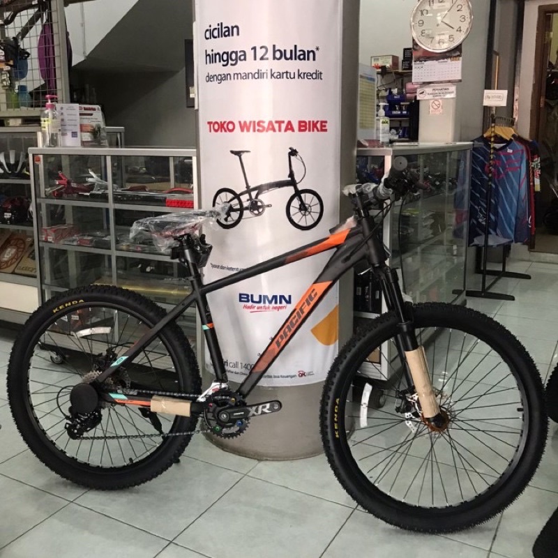 SEPEDA GUNUNG MTB 26 27 PACIFIC SPAZIO 500 ALLOY 2x8 SPEED