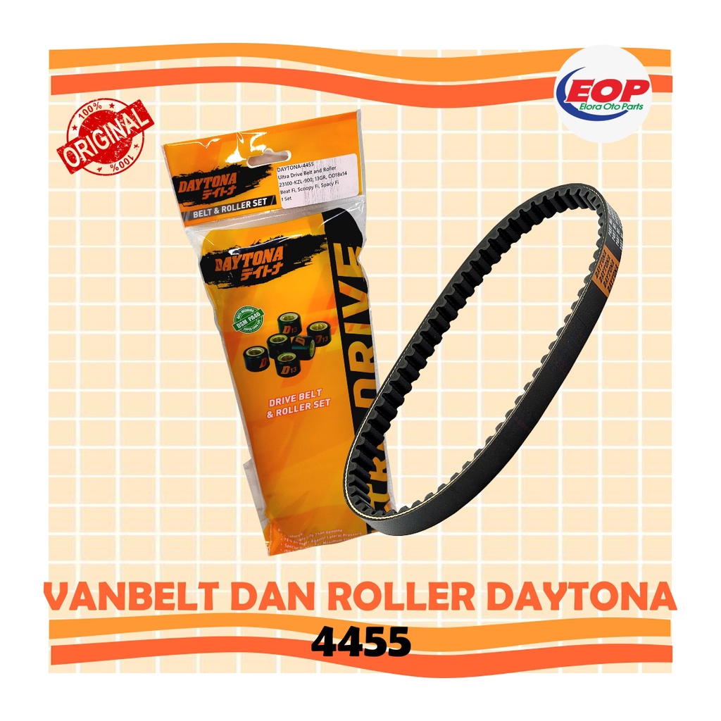 VANBELT+ROLLER DAYTONA BEAT FI/SCOOPY-FI/VARIO 110FI NON ESP 4455