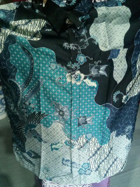 Kemeja Batik Semi Sutra Silky Berfuring Premium Fashion Pria Songket Halus Jatuh Terlaris Di  Shopee