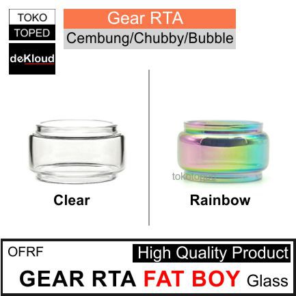 Fat Boy GEAR RTA 24 Replacement Glass | kaca cembung bubble tabung