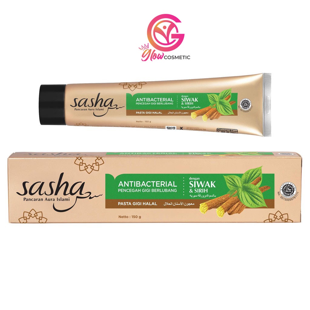 SASHA PASTA GIGI ANTIBACTERIAL SIWAK &amp; SIRIH (BUY1GET1) -GC