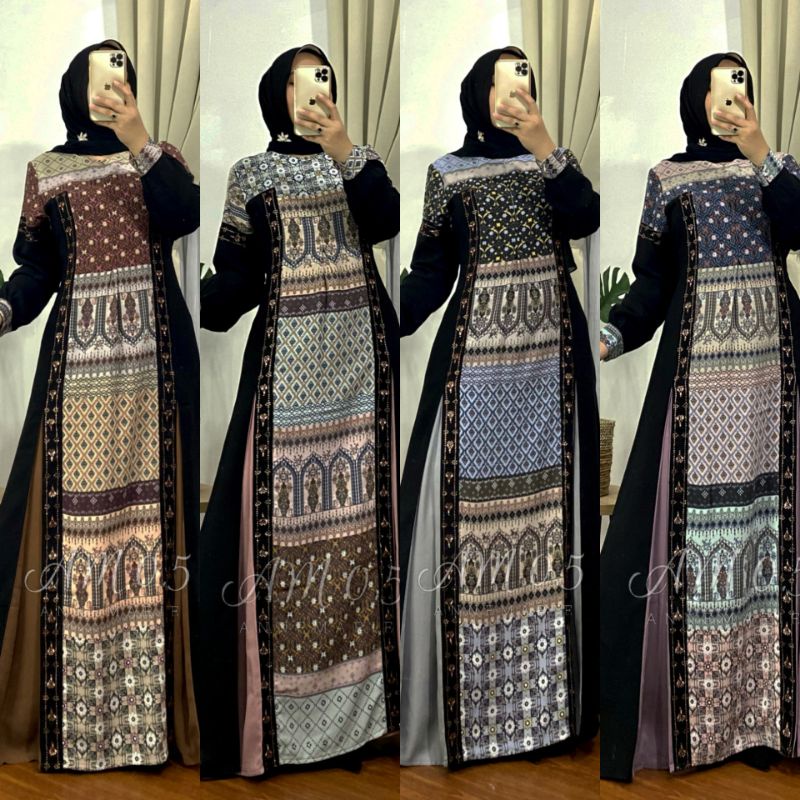 ANNEMARIE 05 DRESS AMORE BY RUBY ORI GAMIS TERBARU DRESS MUSLIM BAJU WANITA