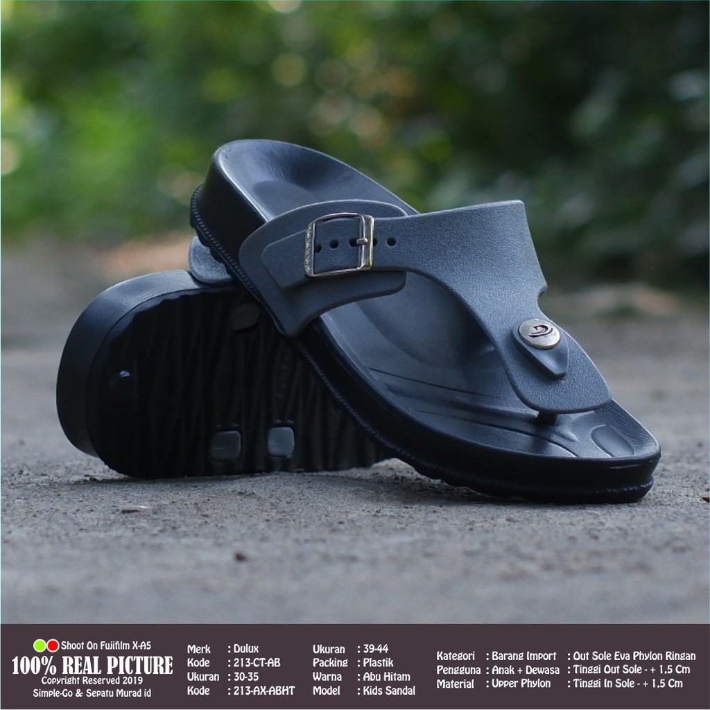 SANDAL JEPIT PRIA DEWASA KASUAL DULUX 213 SIZE 39-44