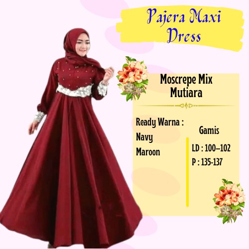 PROMO Gamis Syar'i Asdf - REBULA Syar'i - Gamis MAYRA - Dress Wanita Terlaris 2021