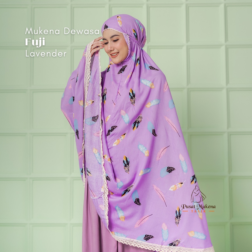 Pusat Beli Mukena Tasik - Mukena Dewasa 2in1 Katun Rayon Bali Travelling Fuji