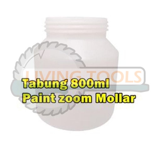 Tabung Cat Sprayer MOLLAR 800ML / Botol Cat Sprayer ESG300 ESG350 / Wadah Sprayer 800ML