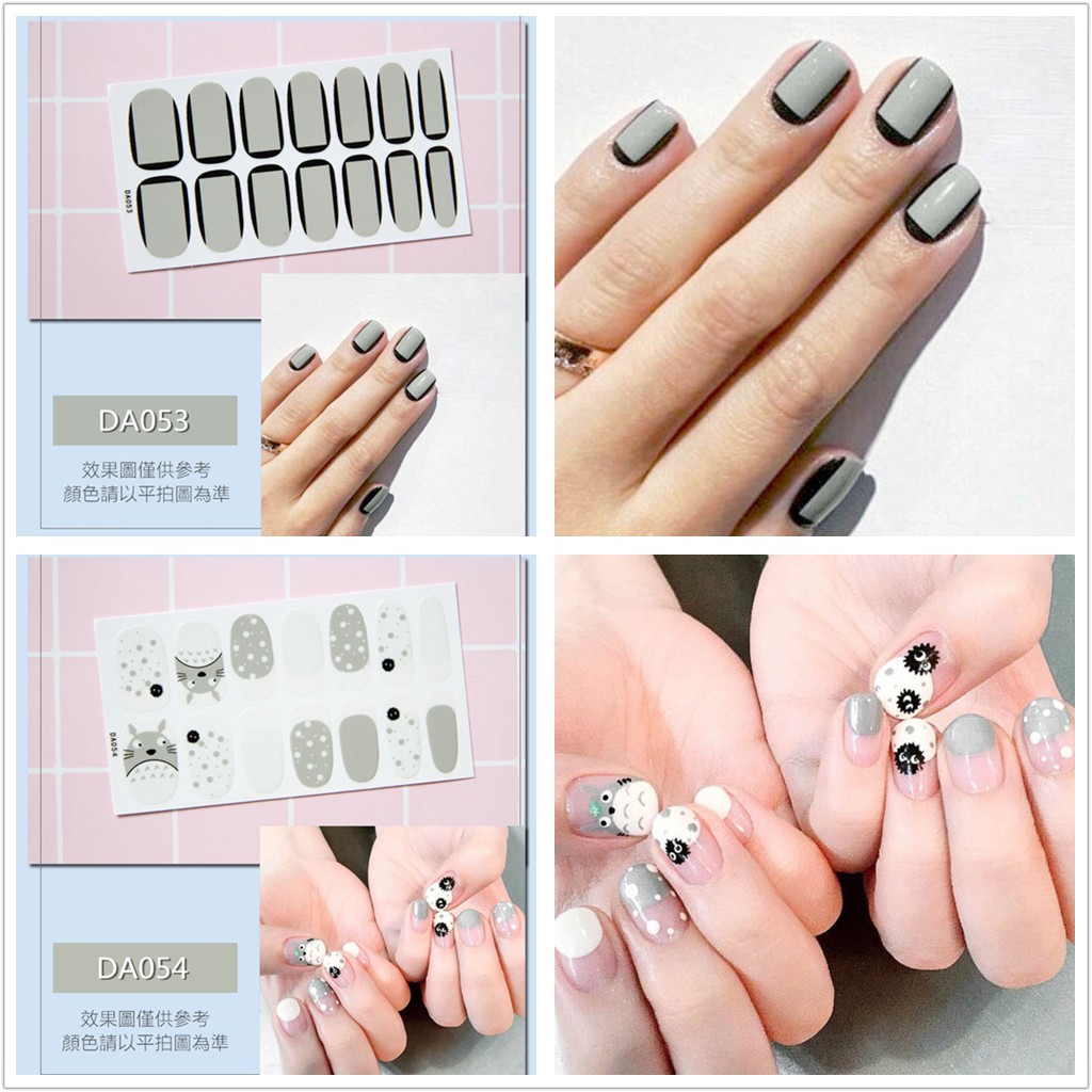 &lt;Jjoygirl&gt;DA Nail sticker motif / sticker kuku / stiker kuku / nail stiker glitter / stripes design