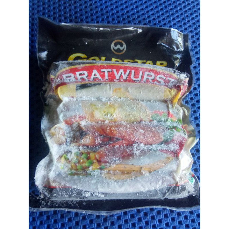 goldstar sosis bakar bratwurst 500gr enak dan halal