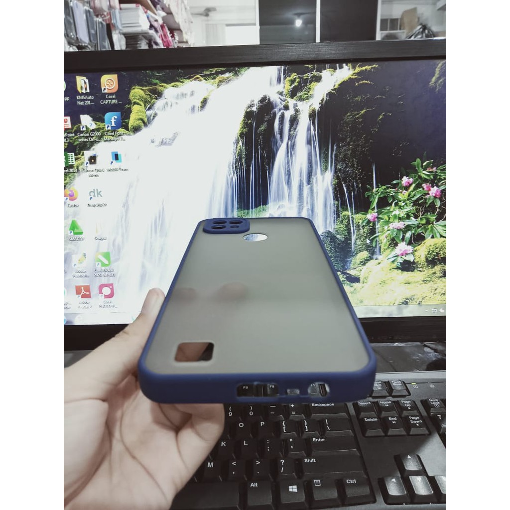 Bumper AERO CASE Realme C21 6.5 Inc Premium Hardcase My Choice List Warna Matte