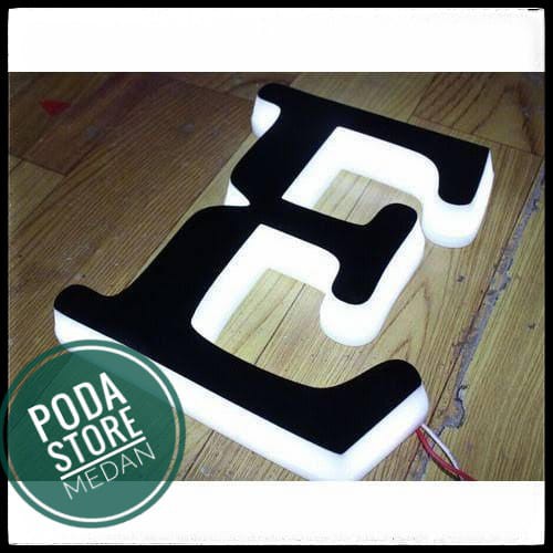 Huruf timbul 3D akrilik timbul  LED / acrylic sign / letter timbul