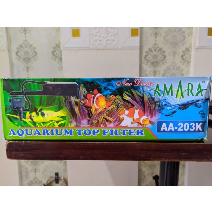 Amara AA-203K Top Filter Aquarium Komplit AA 203K AA203K Filter Atas Aquarium Akuarium Aquascape