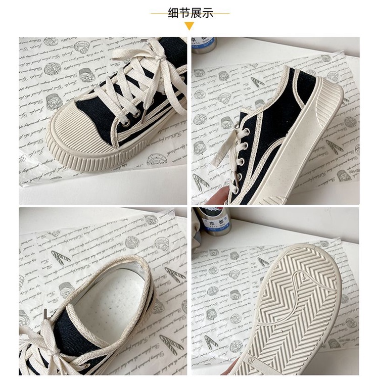 [GROSIR][COD] SEVEN_DAY SEPATU SNEAKERS WANITA KOREA IMPORT CASUAL KANVAS SHOES PUTIH FQ-58