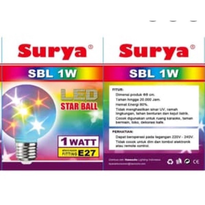 Surya Lampu Disco Ball SBL