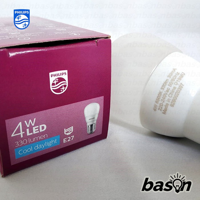 PHILIPS Multipack LED Bulb 4W Putih - Beli 3 Gratis 1