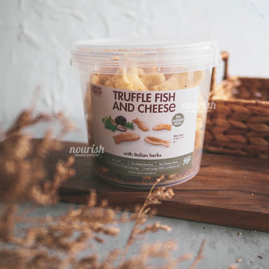 

Munching Queen, Truffle Fish and Cheese with Italian Herbs 70 gr NO-MSG