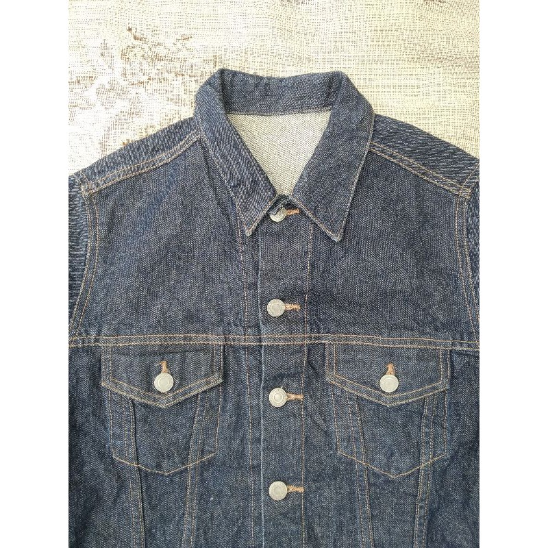 trucker jeans uniqlo second original