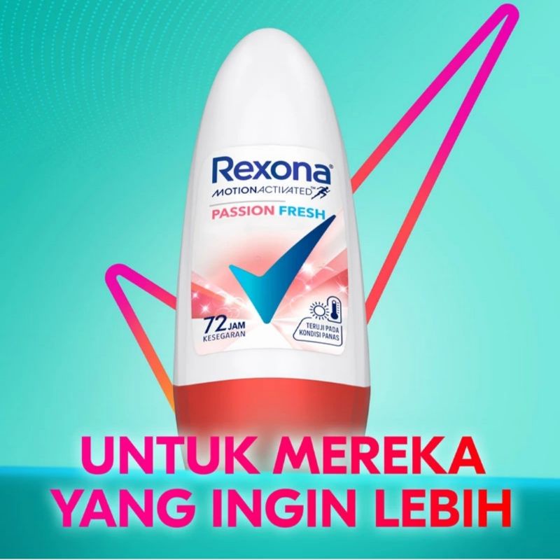 REXONA Women Deodorant Roll On Antiperspirant Passion 45ml