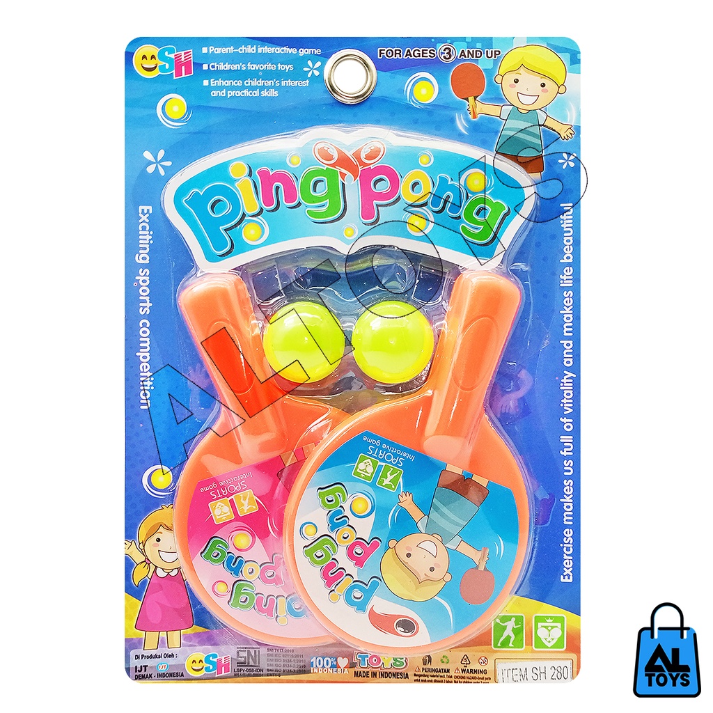 RAKET PING PONG MINI UNTUK ANAK-ANAK SH280