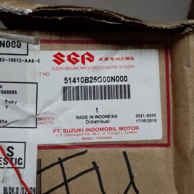 segitiga bawah satria fu original sgp 5410b25g00n000